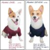 da8ca03fa0904fd9 Koneseve Dog Shirts Soft Cotton Dog Clothes Stretchy T-Shirt for Small Medium Large Dogs Cat Shirt Breathable Puppy Outfit Kitten Apparel Pet Pullover Tee Blank Basic Sweatshirt 2-Pack Blue & Red 5XL