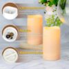 da8f7106354c6f0f 1k LED Flameless Candle Lights Simulated Flame Flickering Tea Light With Remote Control For Home Decoration Battery Operated