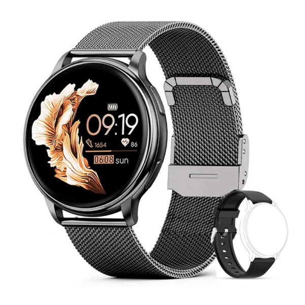 da964061d0969c49 Bluetooth Call Smart Watch Women Custom Dial Steel Watches Men Sports Fiess Tracker Heart Rate Smartwatch For Android IOS G35
