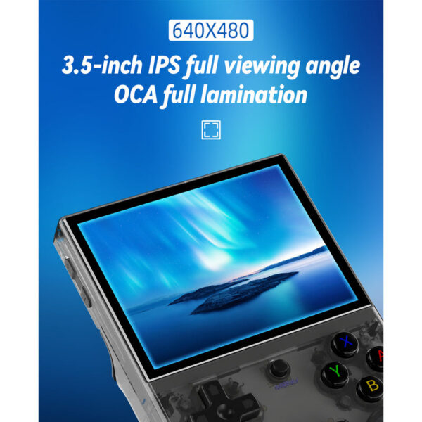 ANBERNIC 64 Bit RG35XX PLUS Retro Handheld Game PlayerBuilt-in 64G TF 5K+ Classic Games HD-Support TV Portable For Travel Kids