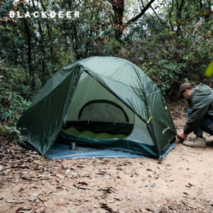 dae54a27b579de95 Blackdeer New Archeos 1pro 2.0 One Person Silicon Coated Tent For Hiking Trekking 220*90cm 8.5mm Aluminum Pole with Footprint