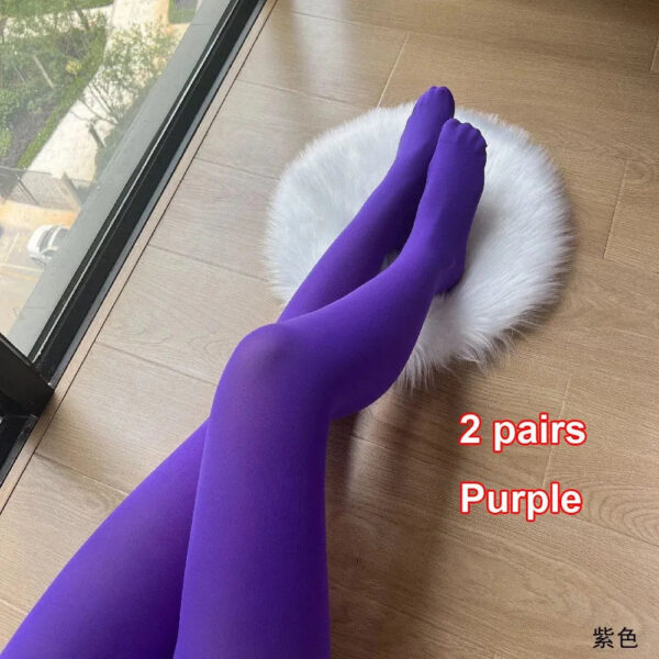daf0fa54a85d73ec Socks Hosiery 120KGS Plus Size Women Sexy Pantyhose Candy Color Warm Tights Multicolo 50D Veet Stockings Spring Autumn Super Elastic 231120