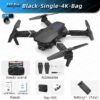 db318e5c94714943 New E88Pro Drone 4K Professinal With 1080P Wide Angle Dual HD Camera Foldable RC Helicopter WIFI FPV Height Hold Apron Sell