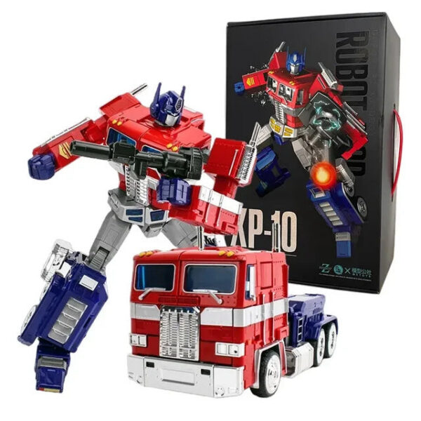 db37b2fc8b9b8783 32cm Alloy Transformation Robot Optimus Prime Action Figure Collection Model Toys Boxed