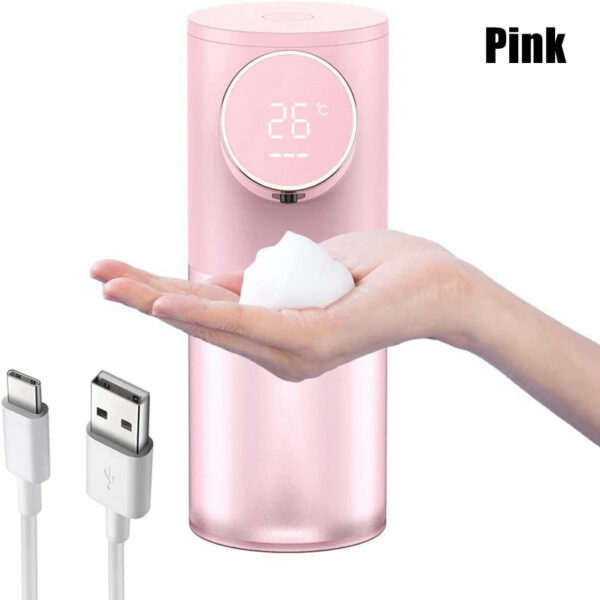 db3c9ca74de7d667 Automatic Dispenser USB Rechargeable 320ml Liquid Soap Dispensers Digital Display Foam Hand Sanitizer hine Home