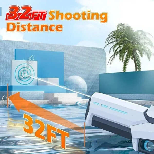 Automatic absorbing electric gun, outdoor beach swimming pool entertainment, adult and children's water gun