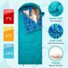 db4f37bfb7741e64 KingCamp Kinderschlafsack Schlafsack Winter Warmer Deckenschlafsack 3-4 Jahreszeiten für Kinder beim Camping Trekking 170 x 70 cm Komfort: 7°C 1.4 KG