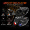 db50e7bfc8fee157 HD Screen Binoculars 5X Digital Zoom Head Mount Goggles for Outdoor Hunting Telescope Infrared Night Vision Device