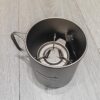 db79652e29c9bad4 Dawn Deer Titan-Backpacking-Herdsystem, Tasse/tragbarer Alkoholkocher/faltbarer Göffel -750 ml Camping-Kombi (Titan-Kombi-Set)