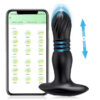 db7a5a612d808933 APP Control Thrusting Butt Plug Prostate Massager Telescc Perineum Anal Vibrator Gay Adult Goods Sex Toy for Men