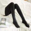 db86b869f64b6fc4 Socks Hosiery Fashion Hight Wasit Legs Fake Pantyhose for Women Tights Winter Tight Stockings Translucent Warm Fleece 221017