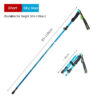 db8aa55277bdec74 5-Section Telescopic Folding Trekking Poles Outdoor Camping Ultralight Portable Foldable Walking Hiking Stick