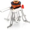 db8b6c670f640d6d AOTU Portable Camping Stoves Backpacking Stove with Piezo Ignition Stable Support Wind-Resistance Camp Stove for Outdoor Camping Hiking Cooking