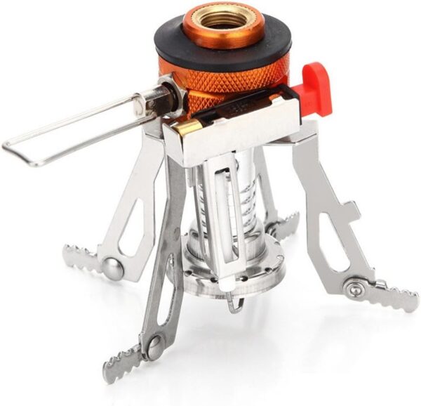 db8b6c670f640d6d AOTU Portable Camping Stoves Backpacking Stove with Piezo Ignition Stable Support Wind-Resistance Camp Stove for Outdoor Camping Hiking Cooking