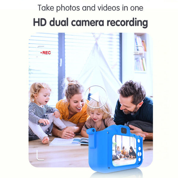 db8bbb258888e1d9 Kid Mini 1080P Cartoon Selfie Toddler Digital Video Camera Toys With 32G SD Card for Boys/Girls Christmas Birthday Gifts