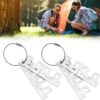 db8cebecc897c31e KLYNGTSK 2 PCS Alcohol Stove Cross Stand Stainless Steel Pot Stand Portable Alcohol Stove Rack Shelf Alcohol Stove Stand for Camping Hiking Backpacking Outdoor Activities (9.6 * 2.9cm)