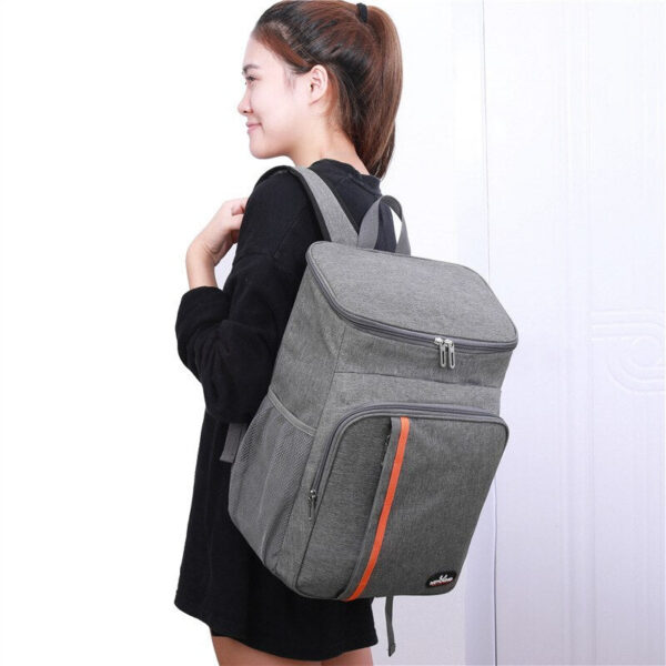 db8fde0a1d04e5e6 1pc Shoulder Bag Multifunctional Outdoor Picnic Insulation Fresh-keeping Backpack Leak-proof Ice BagTravel Essentials