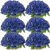 dba09d93dd62adce 50 Pcs Artificial Rose Flower Realistic Silk Roses with Stem Bouquet of Flowers Plastic Flowers Real Looking Fake Roses for Home Wedding Centerpieces Party Decorations (Black)