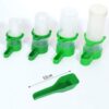 dba65dbe2f84ba30 2Pcs Automatic Bird Feeder Bird Waterer & Feeder Parakeet Hanging Food Dispenser Bird Cage Accessories for Parrots Budgie, Cockatiel, Lovebirds (150 ml / 5.1 oz)