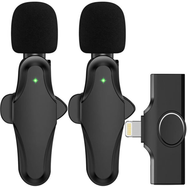 dbc948190f0e699b IIQ Wireless iPhone iPad, Professional Lavalier Tiny Mic, Mini Microphone for Video Recording Interview Conference Podcast Vlog YouTube
