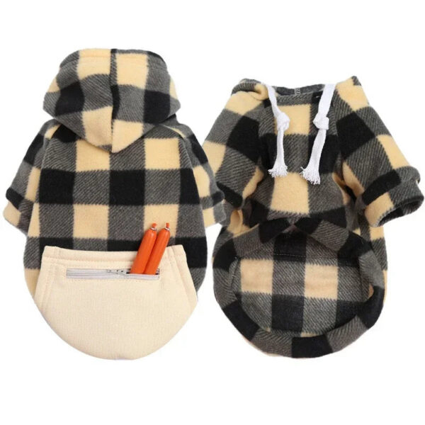 dbe1c9fffa10ab5e Winter Warm Pet Clothes Soft Wool Dog Hoodies Outfit For Small Dogs Chihuahua Pug Sweater Clothing Puppy Cat Coat Jacket
