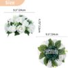 dbfae3584954828d NUPTIO Flower Ball Arrangement Bouquet - 2 Pcs 9.5 inch Diameter Dusty Rose Fake Flowers Roses Balls for Centerpieces Tables - Artificial Rose Arrangements for Wedding Centerpiece Table Decorations
