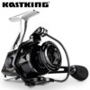 dc3cc3148f68179d KastKing Megatron Spinning Reel G Max 7+1 Ball Bearings Aluminum Spool Carbon Fiber Drag Saltwater Fishing Coil