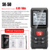 Snakol Tape Measure 50M/70M/100M/120M Laser Distance Meter Rangefinder Profesional Digital Range Finder Ruler Test Tools