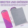 Clostnature Leichter Schlafsack für Camping – Outdoor Lässiger Deckenschlafsäcke mit Kleines Packmaß für Erwachsene, Damen, Herren, Wandern, Sport, Bergsteigen(Links Reißverschluss)
