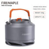 Fire Maple Hiking Teapot Outdoor Camping Cookware Heat Exchanger Pinic Kettle Tea Coffee Pot 0.8L/1.3L With Filter FMC-XT2