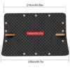 Winter Window Large Size Magnetic Car Cover Anti Freeze Snow Windshield Covers Glass Sun Visor