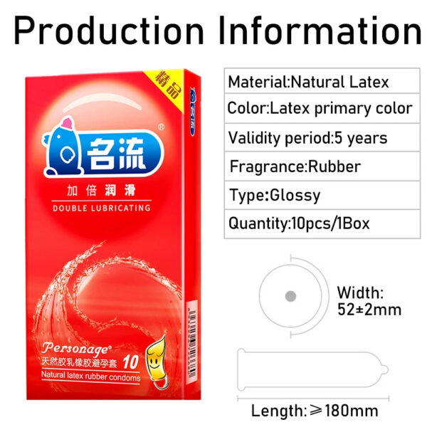 dc8de242dbad1426 OLO 10Pcs Oral Sex Condoms with Strawberry Taste Safe Sex Penis Sleeve Condom Intimate Goods Tongue Sex Lick Dick Toys for Adult