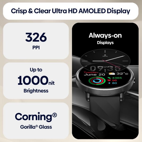 Zeblaze GTR 3 Pro Voice Calling Smart Watch AMOLED Display 316L Stainless Steel Fiess Smartwatch For Women