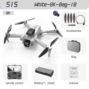 S1S Brushless Drone 4k Professional 8K HD Camera 5G Wifi FPV Obstacle Avoidance Aerial Photography Foldable Quadcopter RC Dron