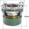Luwecf Mini Portable Camping Stove Fishing Stove Camping Cooking Stove Outdoor Stove with Storage Bag Hiking Stove Alcohol Stove with Pot Holder for Camping Hiking Traveling Fishing Picnic