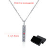 Smyoue D Color 5 Gems Full Moissanite Necklace for Women Man Sparkling Lab Created Diamond Pendant S Sterling Sier GRA