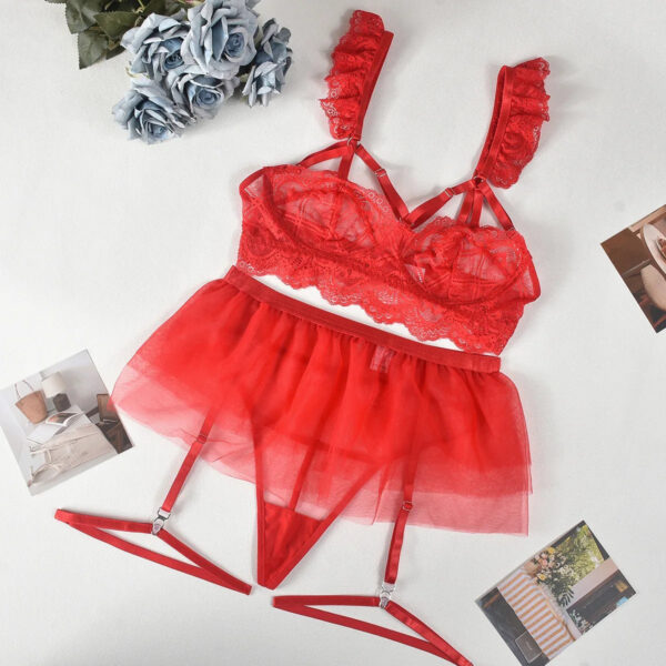 dd20e6e1a2604957 Porno Erotic Sexy Lingerie Set Woman Lace Transparent Sex Underwear Brief Sets Bra Kit Push Up Breves Sets Erotic Bra