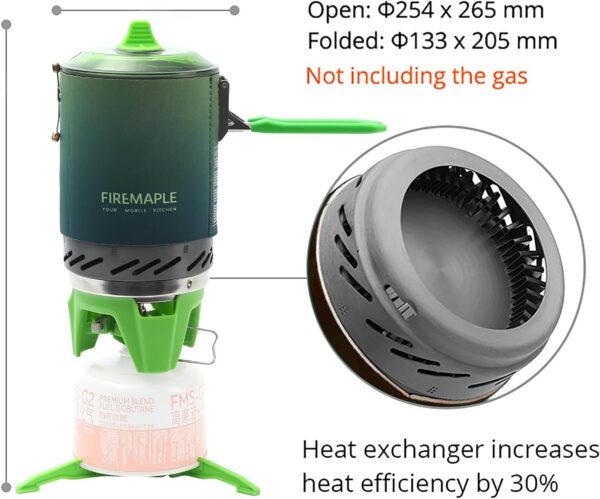 dd21733b35511ae6 Fire-Maple Fixed Star X2 Backpacking and Camping Stove System Outdoor Propane Camp Cooking Gear Portable Pot Jet Burner Set Ideal for Hiking, Trekking, Fishing, Hunting Trips and Emergency Use