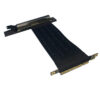 PCIe 3.0 4X 8X 16X Graphics GPU Extension Cable 90 Degree PCI Express X16 Riser Card Adapter Extender Pci-e Flexible Cord