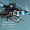 KBDFA S150 Drone HD Dual Camera Professional Aerial Photography Obstacle Avoidance Brushless Helicopter RC Quadcopter Toy Gifts
