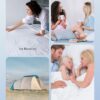 iDOO Air Mattress Queen with Built in Pump, Blow up Mattress, Inflatable Mattress Queen Size for Guests, Home, Camping, 3 Mins Inflation/Deflation, Upgraded Colchones Inflables, Comfort Air Bed