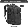 dd56c7af4066fff6 Tactical Backpack 3 Day Assault Pack Molle Bag 38/45L Large Outdoor Waterproof Hiking Camping Travel 600D Rucksack Men Fishing
