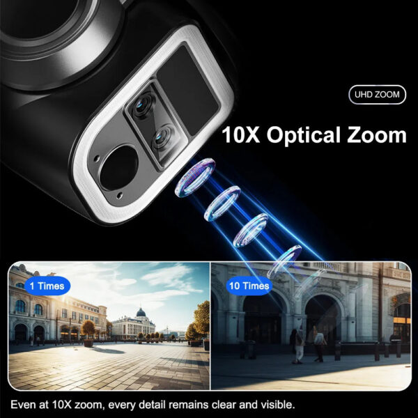 dd7387c2a2a92e8f LS VISION 12MP 6K 10X Zoom Dual Screen Solar Camera Outdoor 4G/WiFi 2 In 1 Three Lens Dual PIR Detection Auto Tracking CCTV Cam