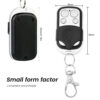 dd7b033b6399c82e Metal Push Button Control Transmitter ABCD / Lock Unlock 4Button 433MHz Universal 4 Buttons Garage Door Opener Remote