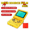 Coopreme V90 3.0 Inch IPS Screen Flip Handheld Open System Game Console 16 Simulators PS1 Children's gifts