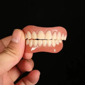 Silicone false teeth cosmetic veneer men and women oral hygiene tools dentures veneers dental cosmetics