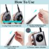 YOKEFELLOW Professional Drill hine Kit 35000RPM Rechargeable Portable Electric Nail File for Manicure Acrylic Gel Nails