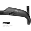 dd99631173193434 TOSEEK ZXB-TWO Bike Carbon Road Handlebar 400/420/440mm UD Matt Internal Routing Road Bicycle Handle Bar Bicycle Parts