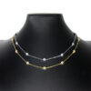 TBCYD 3/4/5mm D Color Moissanite Choker Necklace For Women S Sier Round Cut Diamond Bubble Neck Chain Party Jewelry Gifts