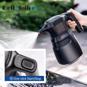 LEIBOO 2L Washing Foam Sprayer Rechargeable Foaming Pump Watering Can Car Wash Electric Water Gun
